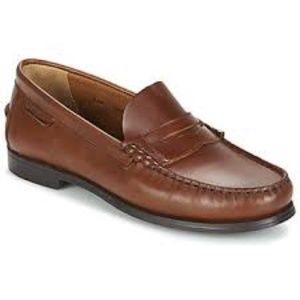 Sebago Womens Plaza II Brown Oiled Waxy Leather 7.5 M